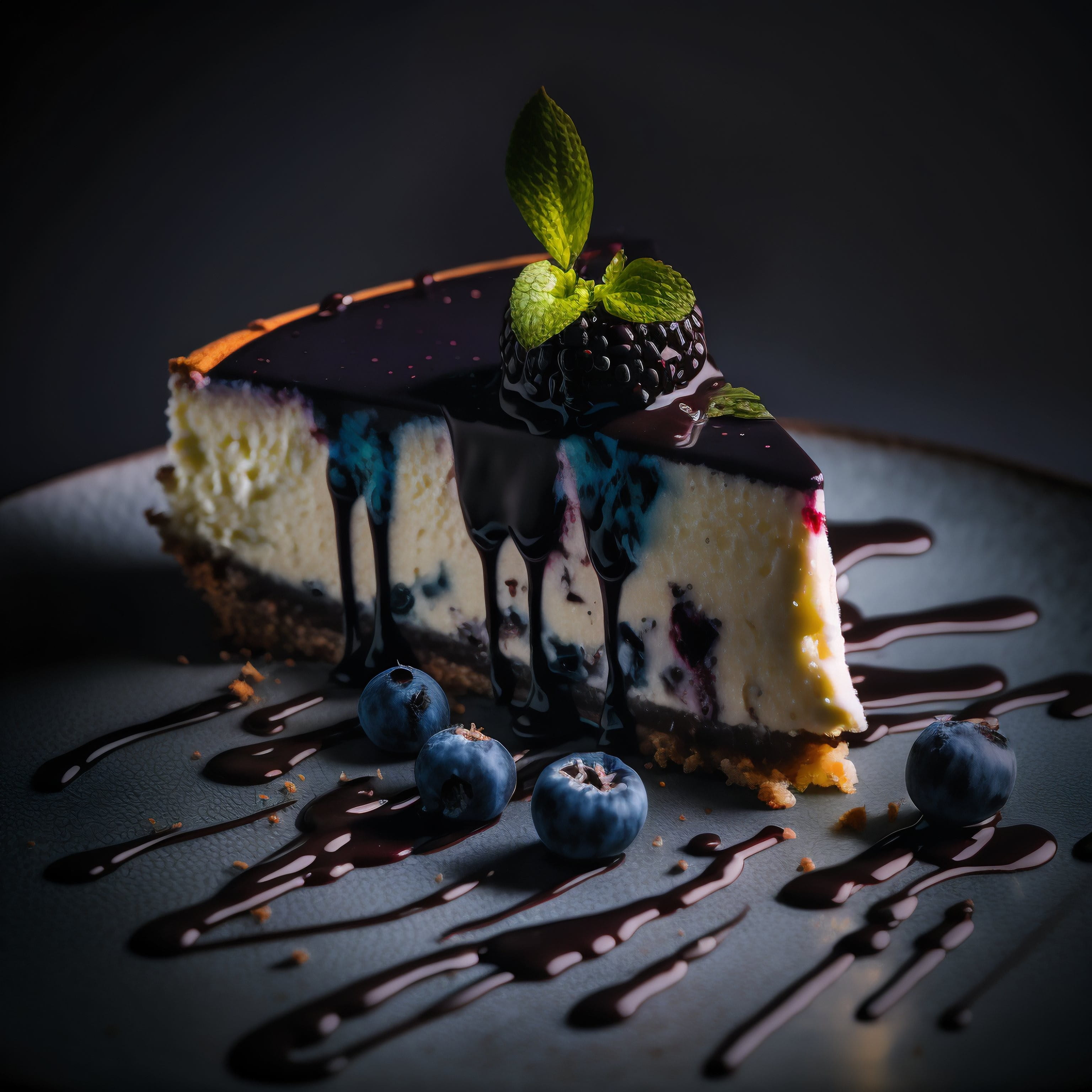 ブルーベリーーケーキ